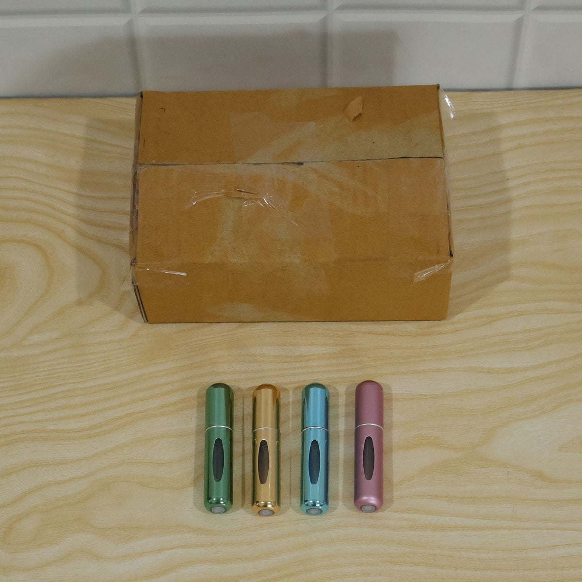 Refillable perfume bottle travel use