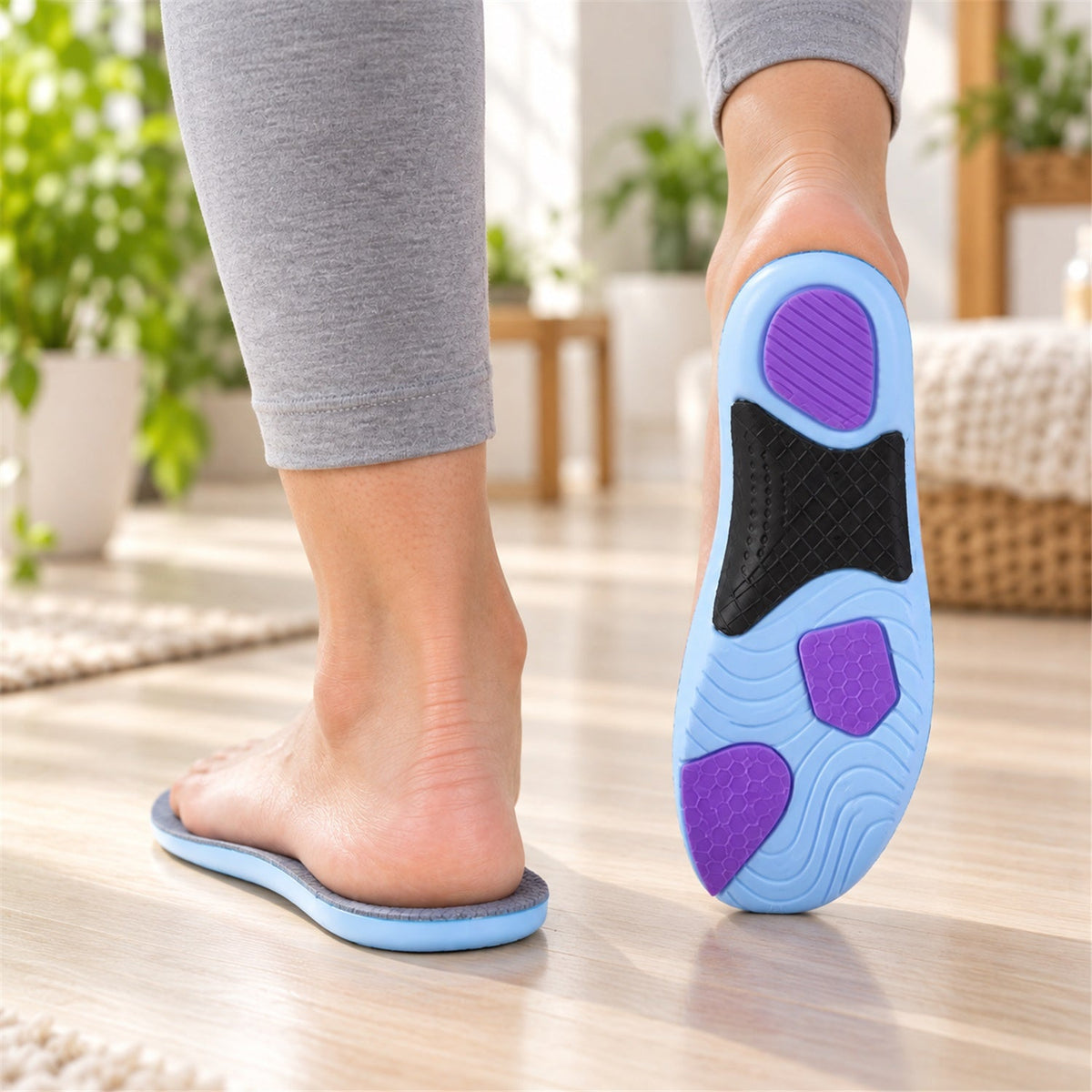 Comfort cushion foot support insoles