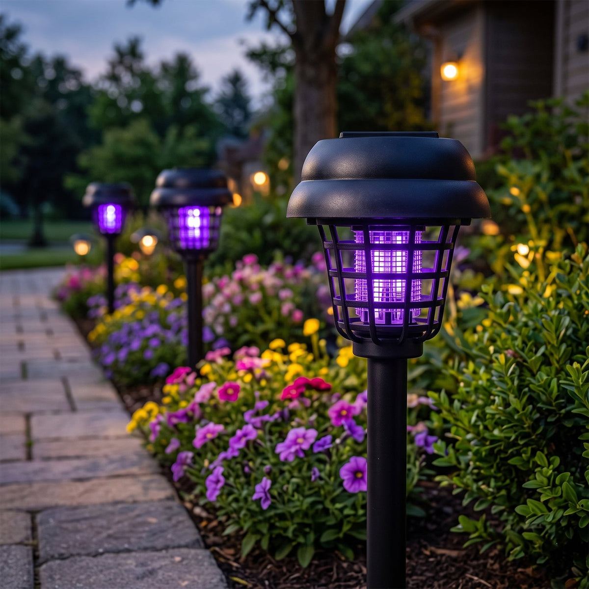 Garden Bug Zapper Light