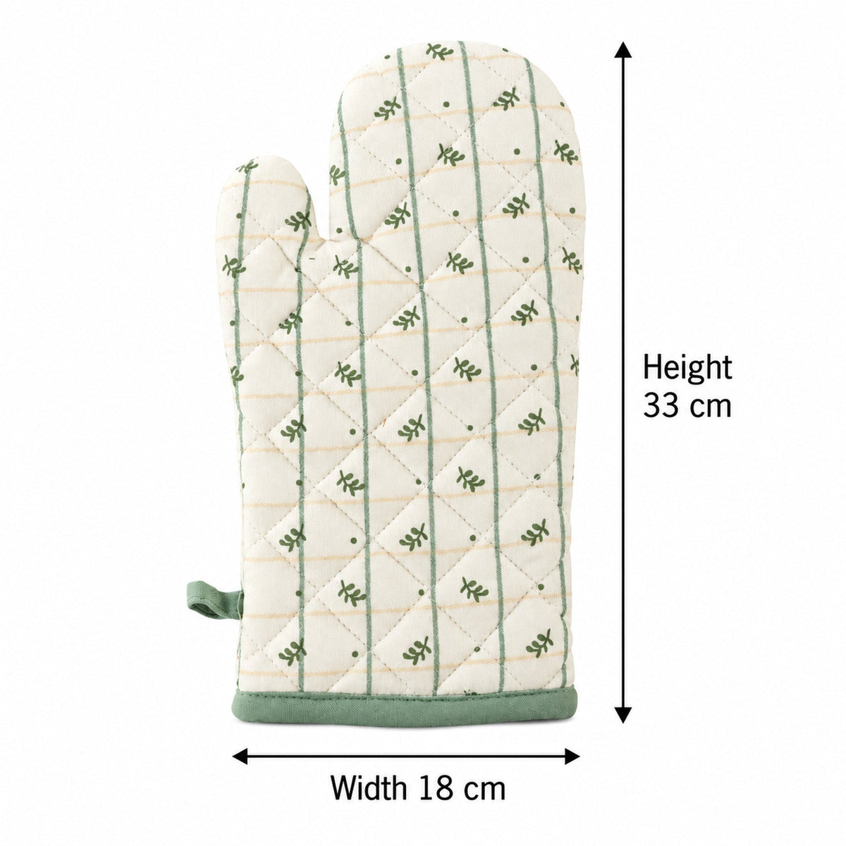 Botanical Print Oven Mitt