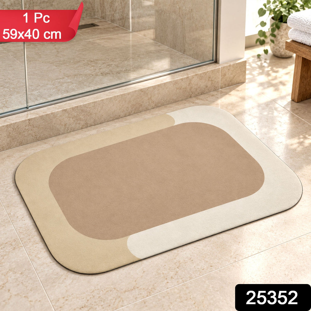 Bathroom floor mat pack