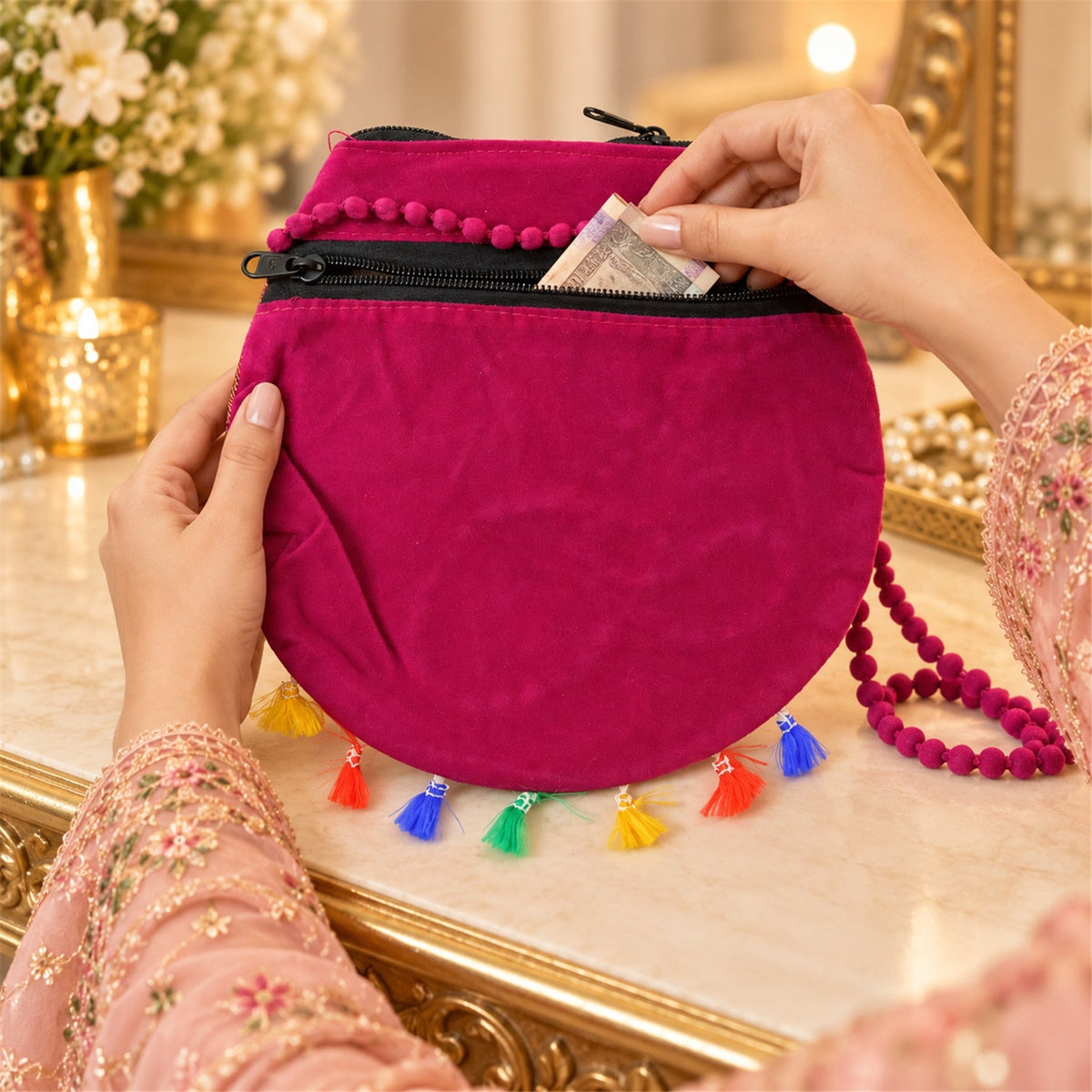 Purse interior view