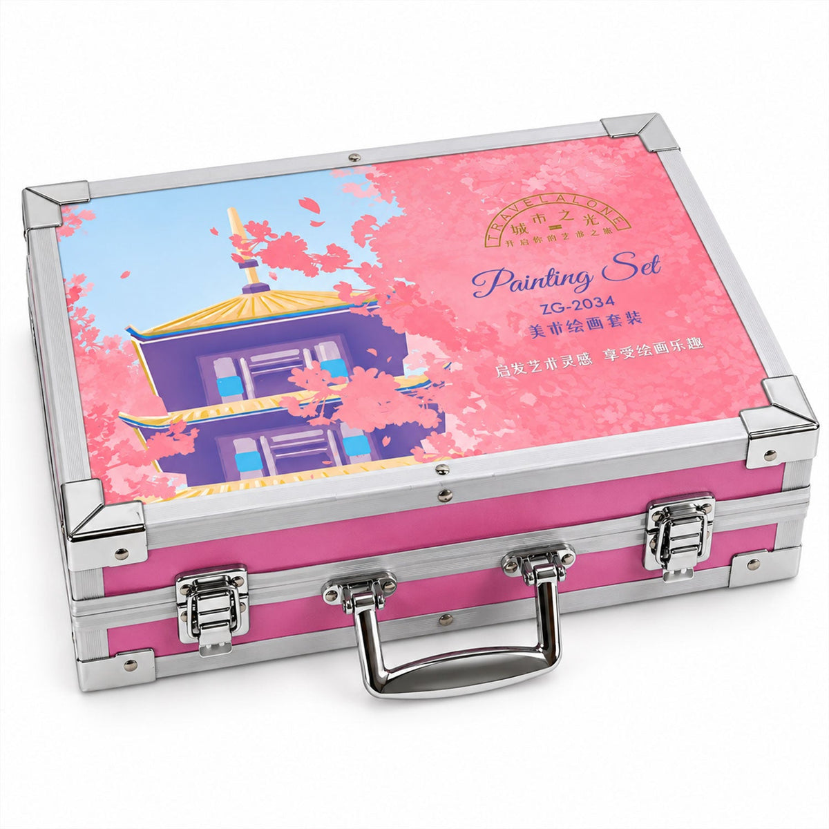 Pink Art Storage Briefcase