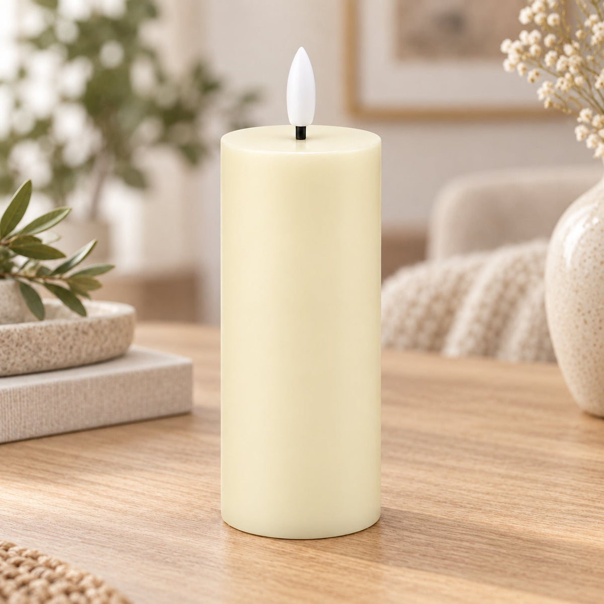 LED candle feature view
