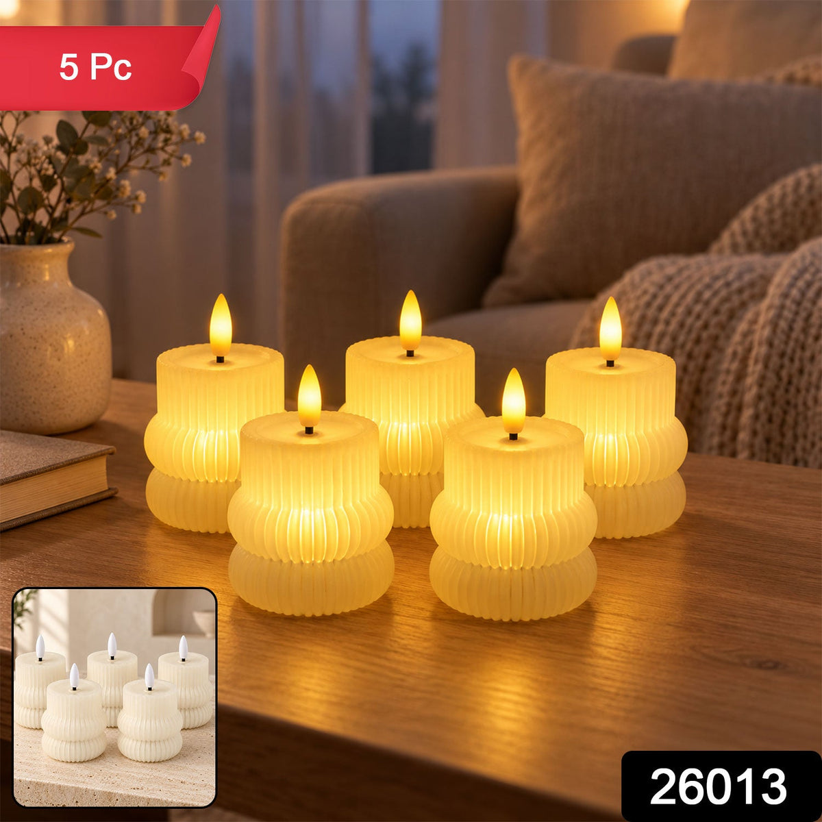 LED candles pack 5pc