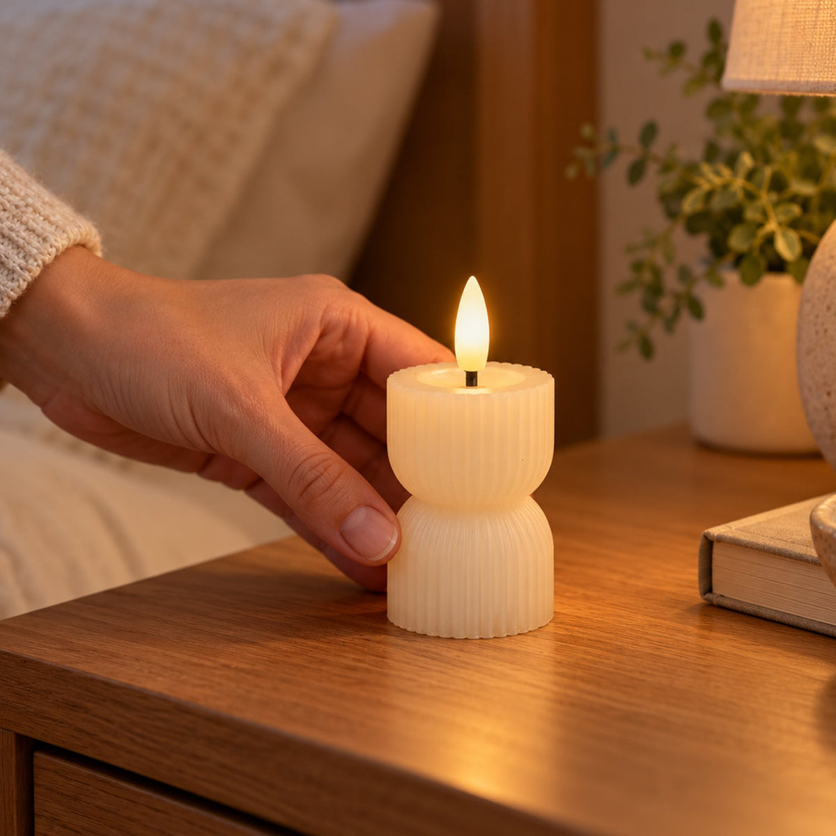 LED candle set view