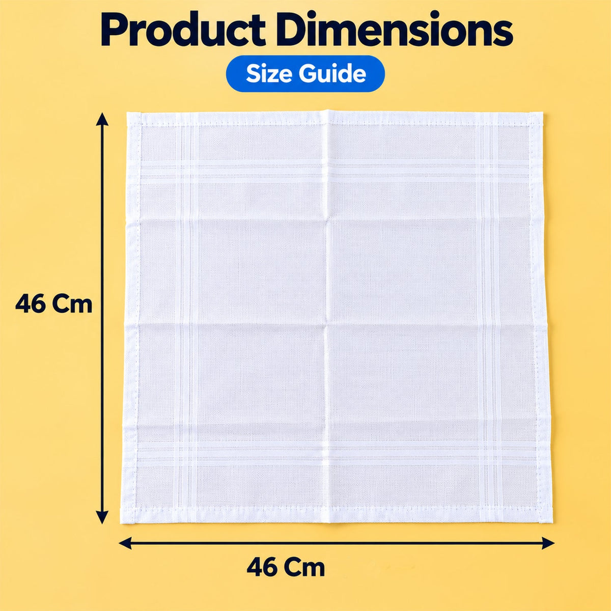 Mens soft cotton handkerchief rumal dimensions