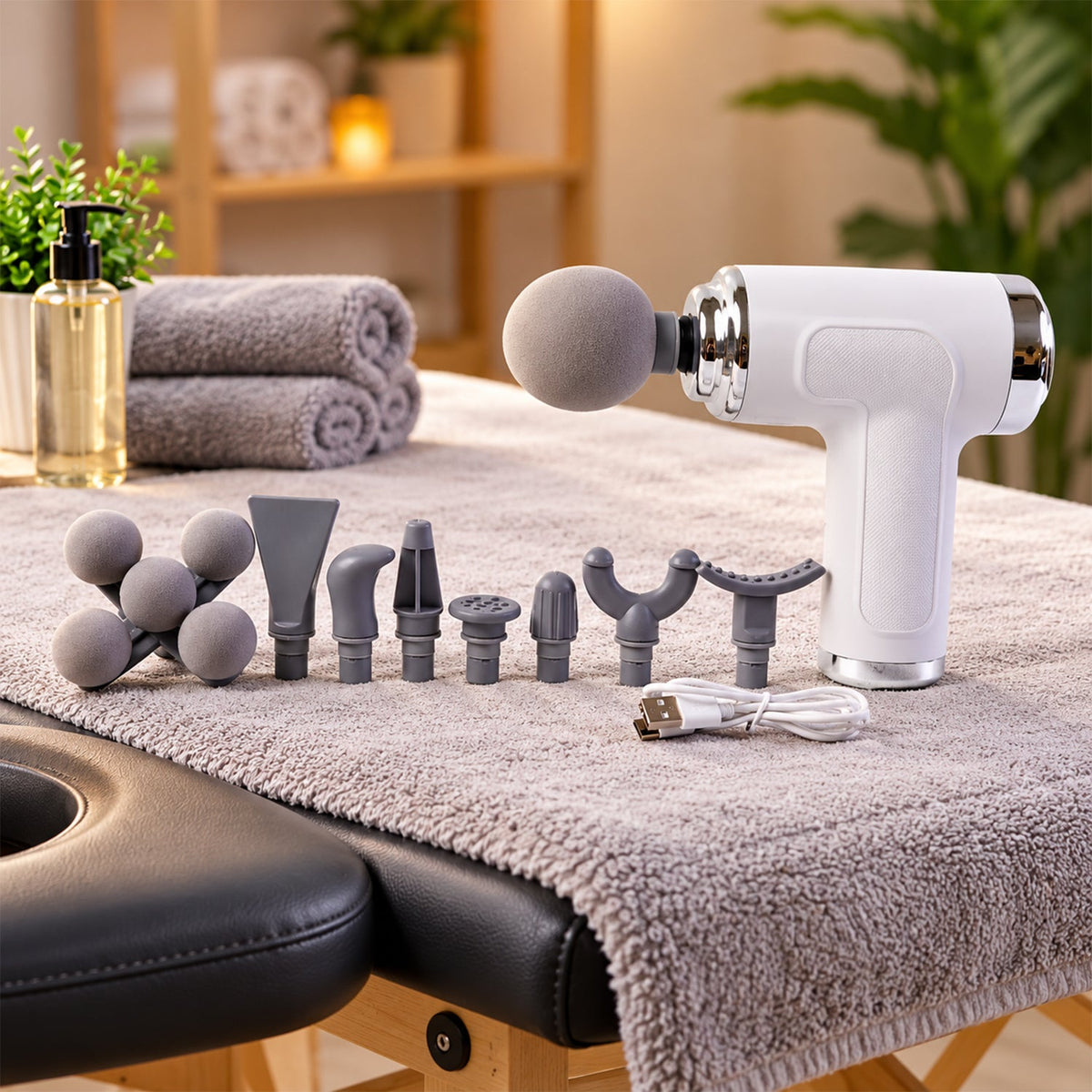 Deep tissue percussion massager muscle