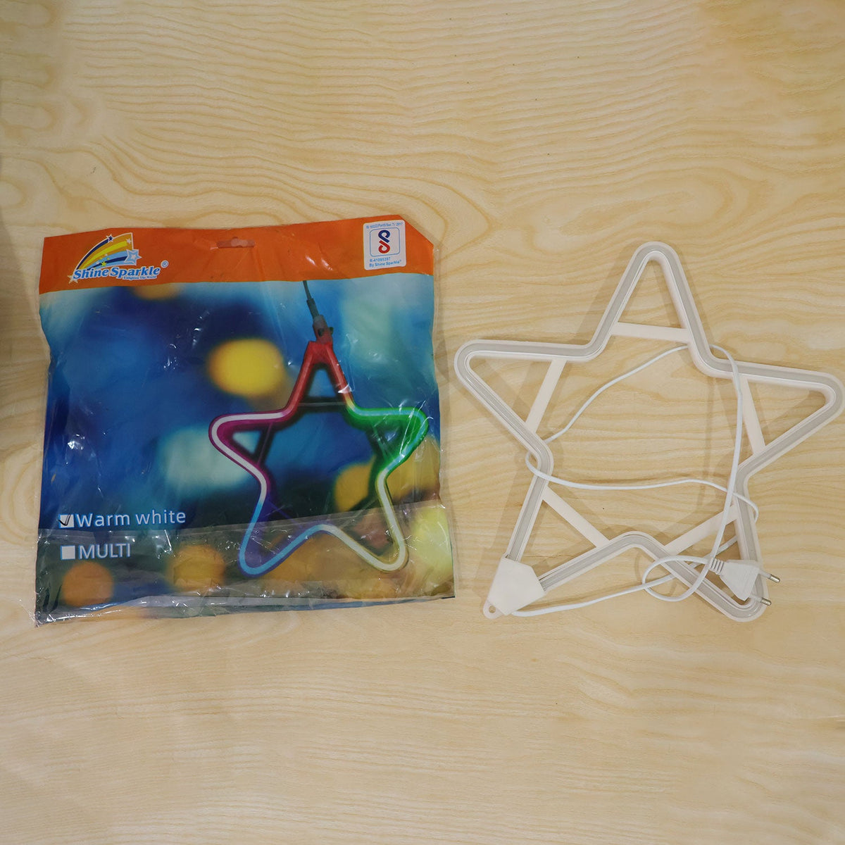 Star LED light decor use