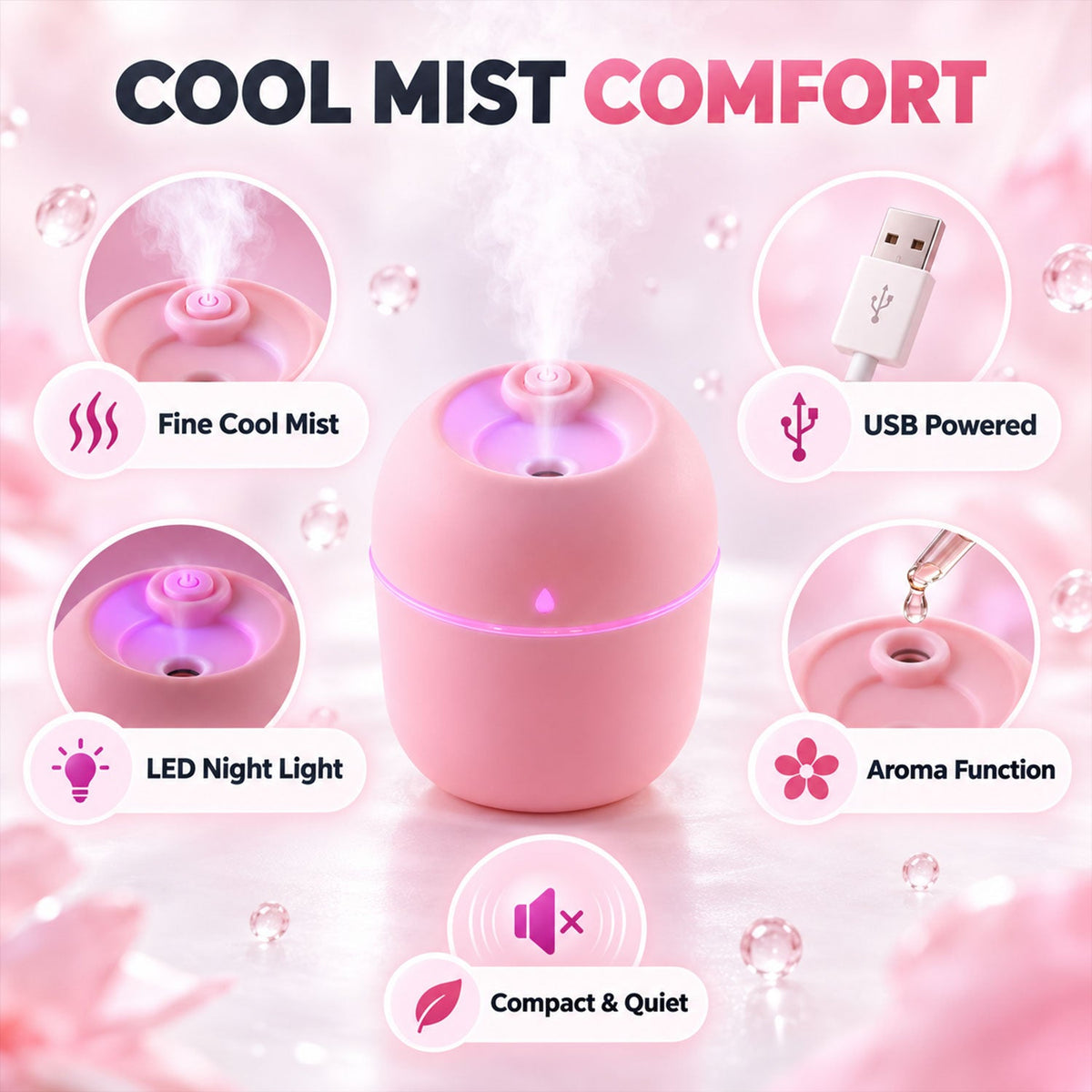 LED Light Humidifier