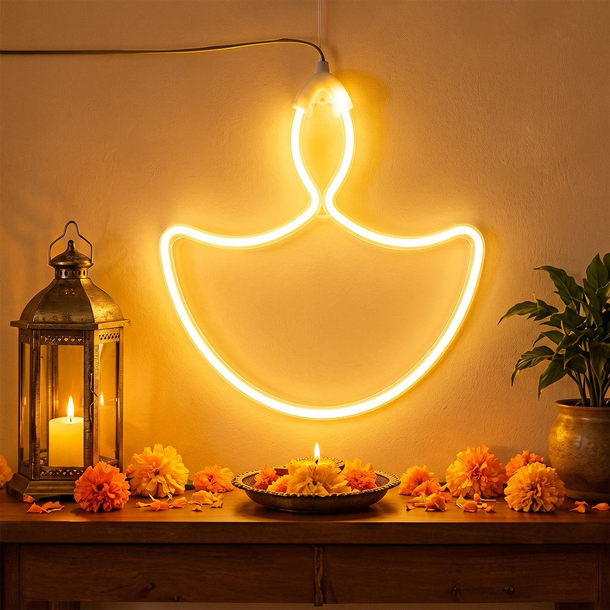 Diya Shape LED Light