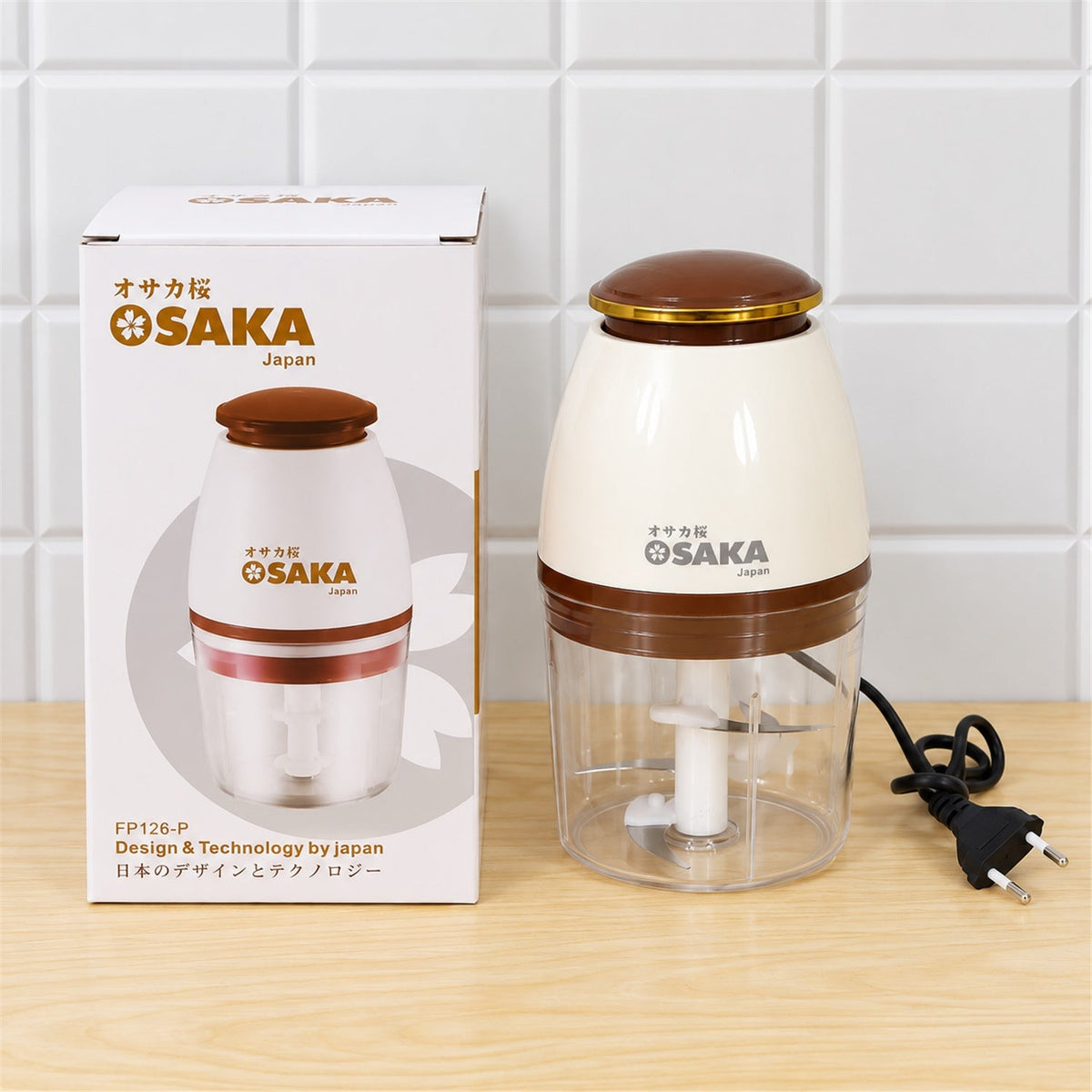 Electric vegetable chopper kitchen use