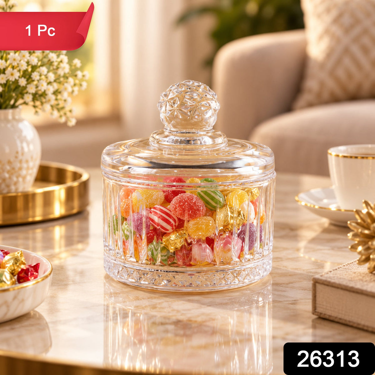 Glass candy bowl pack