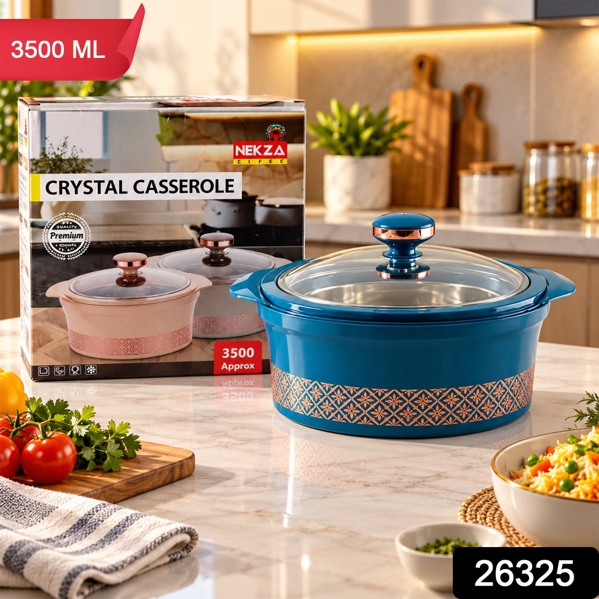 Crystal casserole pack