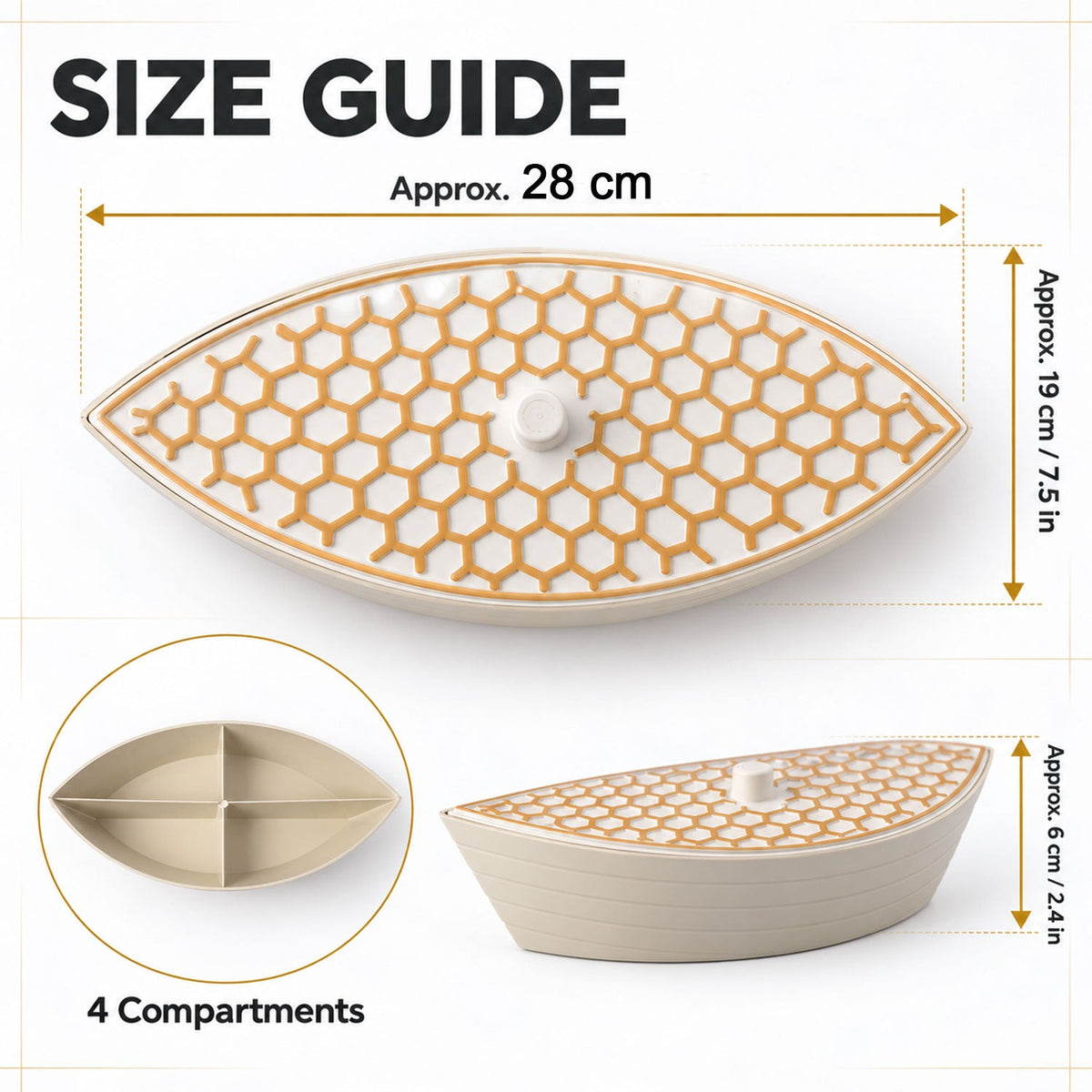 Boat Shape Dry Fruit Box