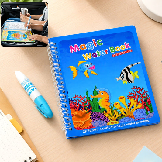 Magic water coloring book kids