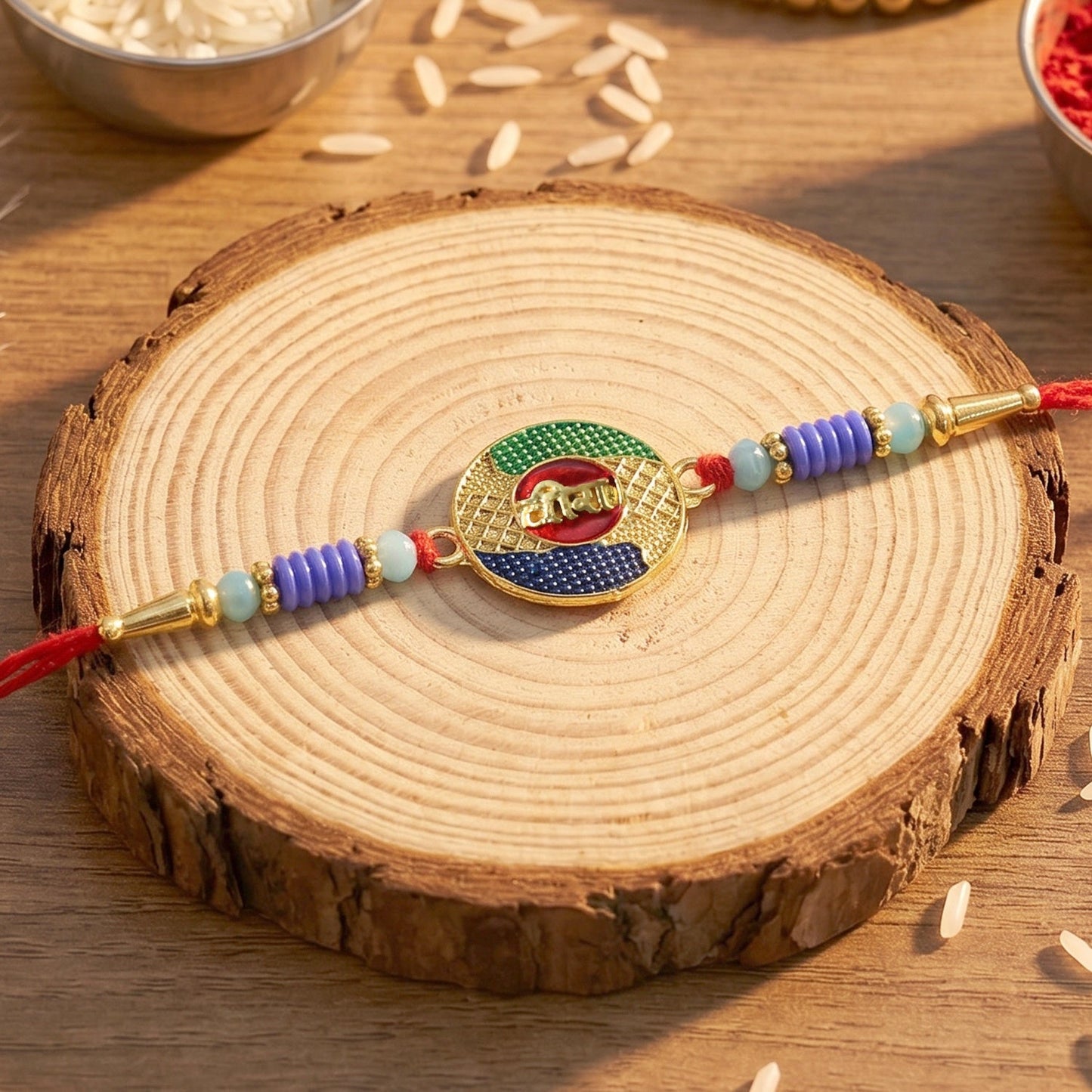 Soft thread of Rakhi for comfortable tying
