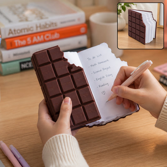 Small Chocolate Scented Bite-Shape Pocket Diary – Rectangular Memo Notebook for Kids (80 Pages)