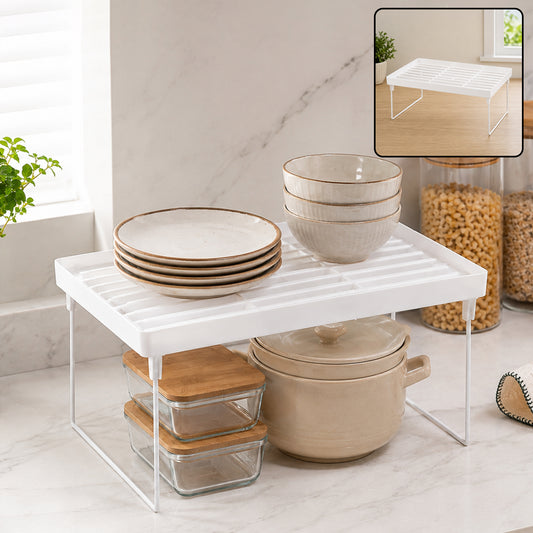 Plastic Bathroom Organizer Kitchen Utility Storage Rack (32x19.5 Cm / 1 Pc)