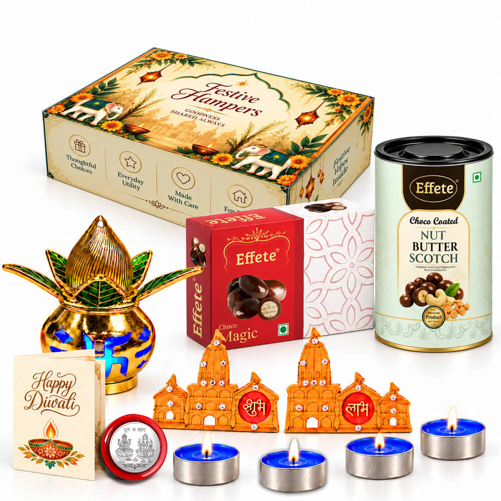 Choco Magic and Butterscotch Kalash Hamper