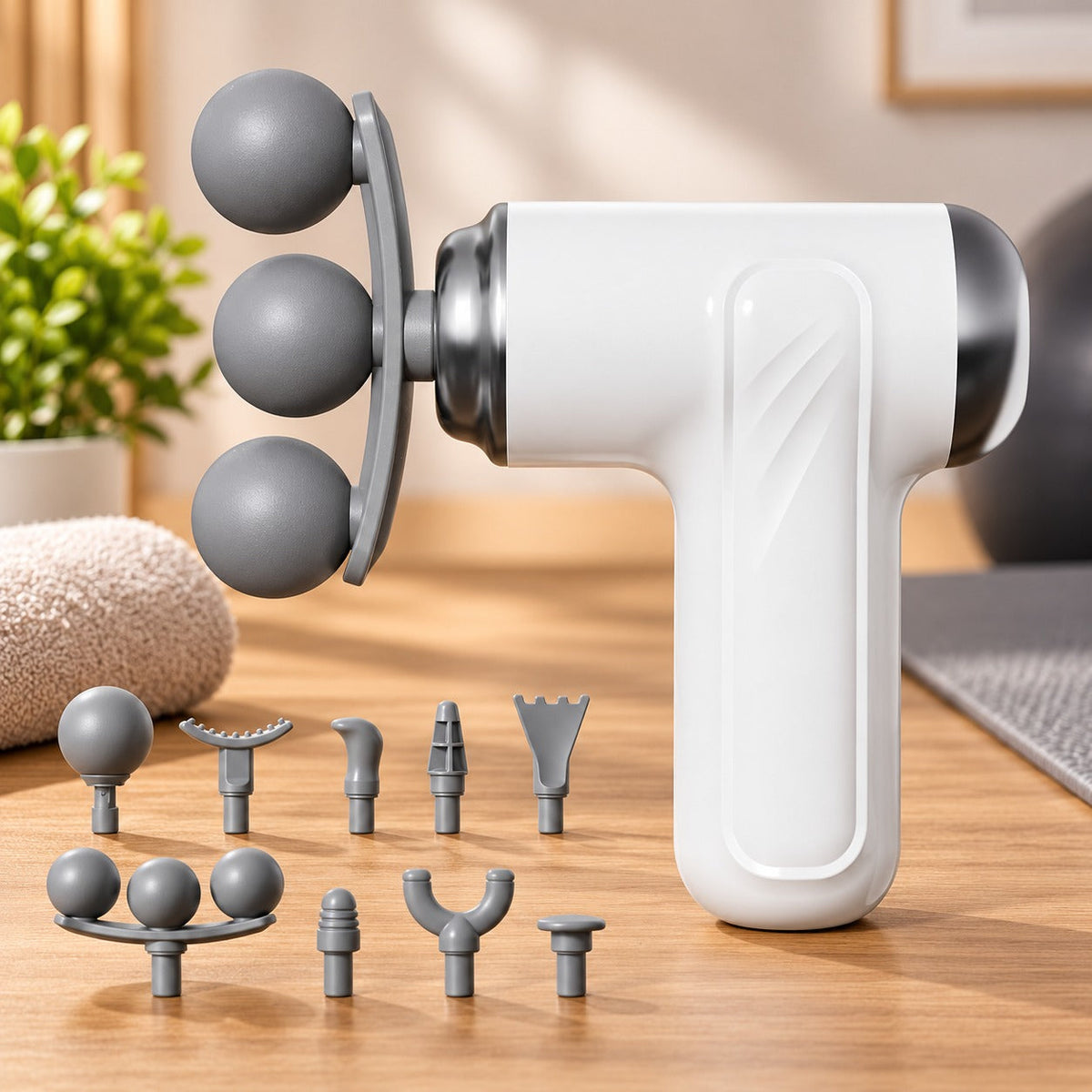 Deep tissue percussion massager relaxation