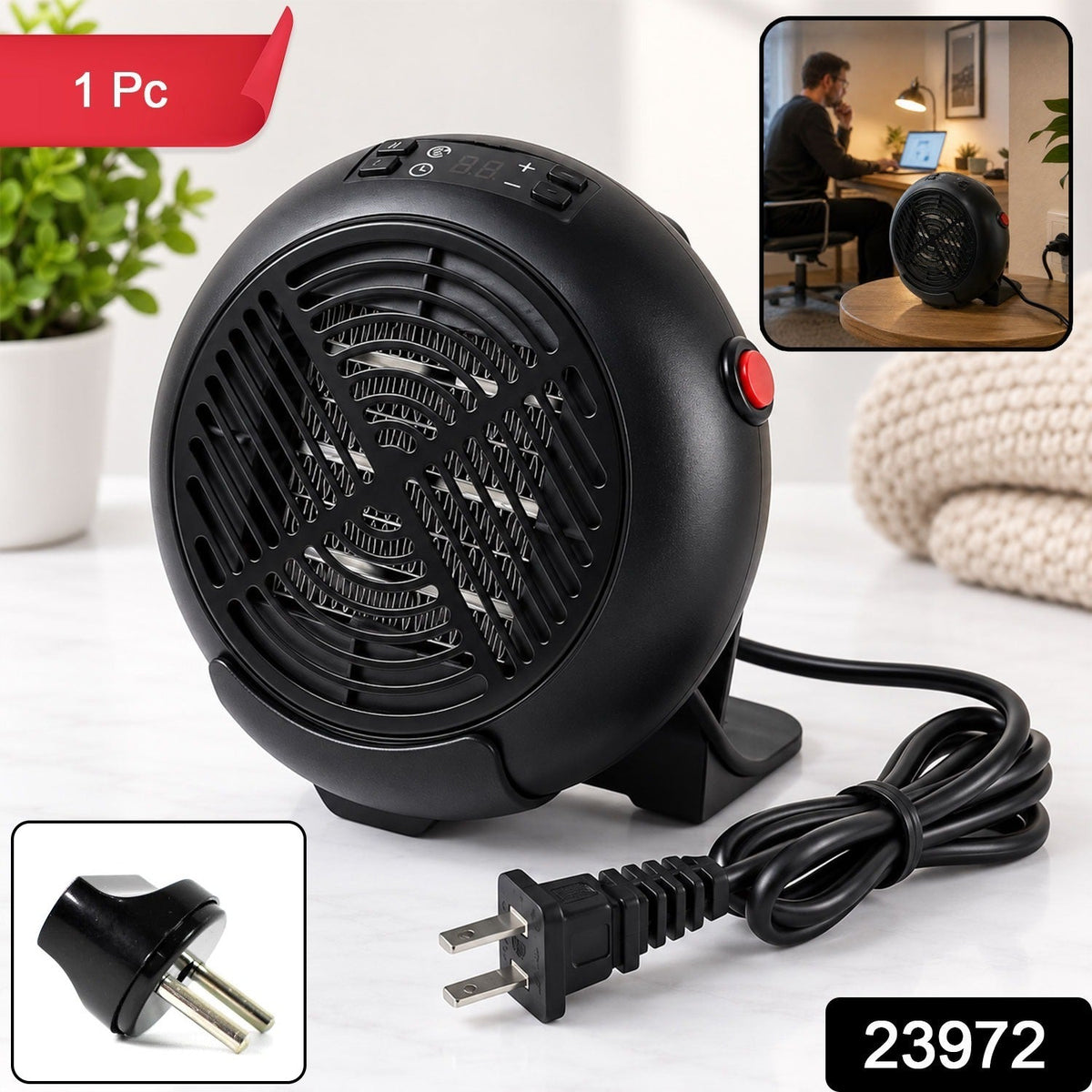 Electric room heater pack