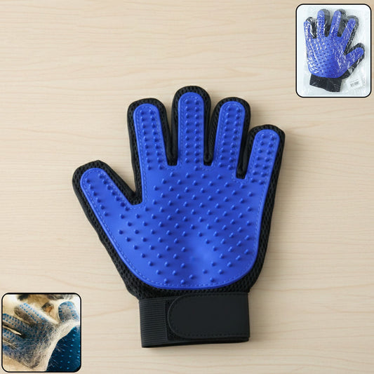 Pet Grooming Deshedding Glove (1 Pc, Mix Color)