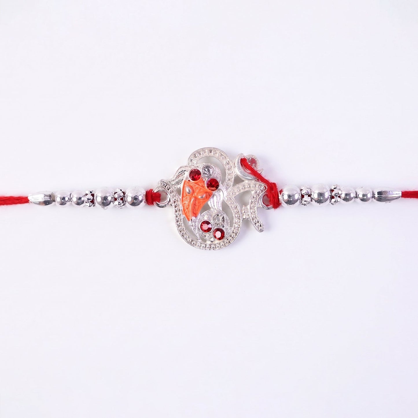 Traditional Raksha Bandhan Rakhi with Om Ganesh motif
