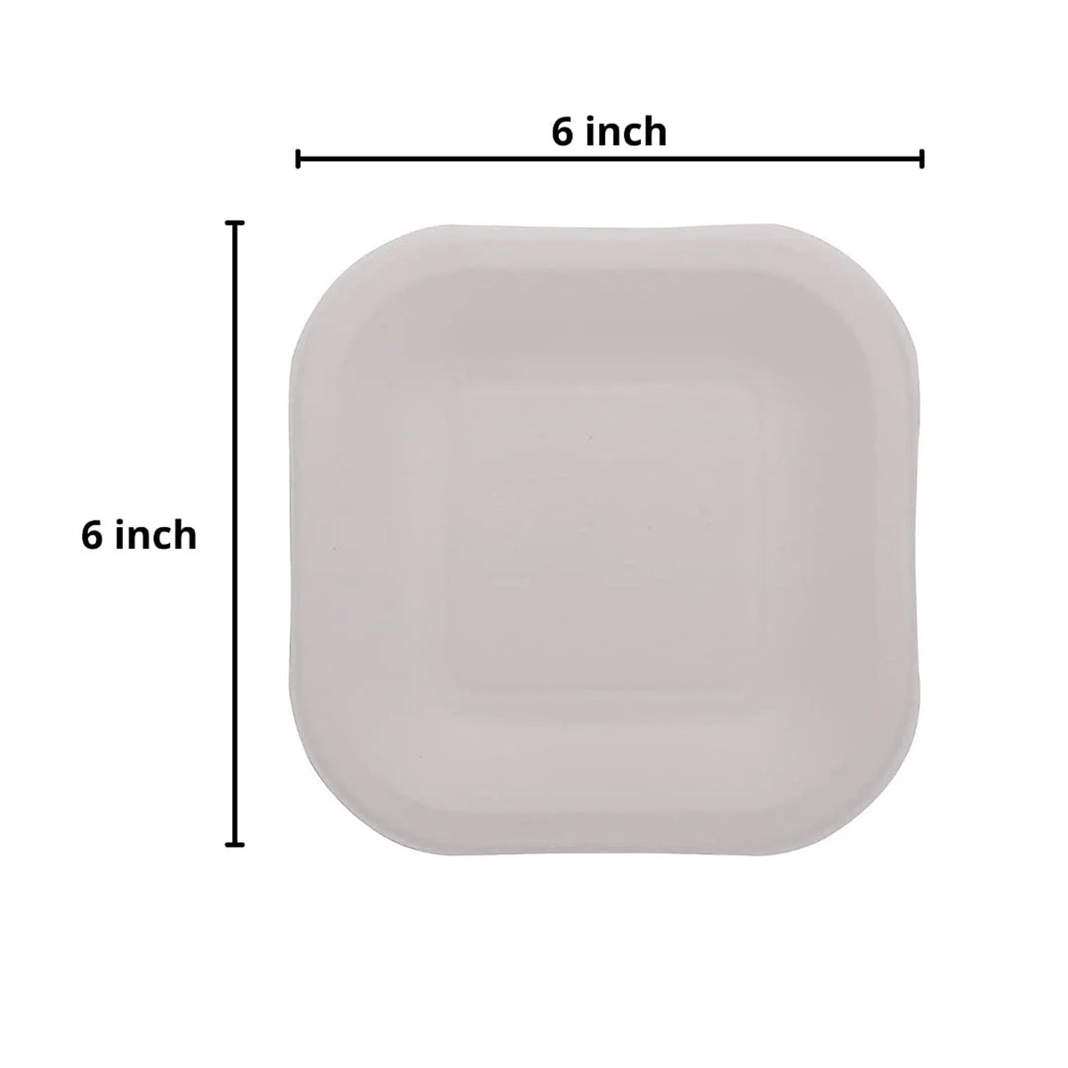 Disposable Food Tray Set – Square, 50 Pieces for Easy Serving