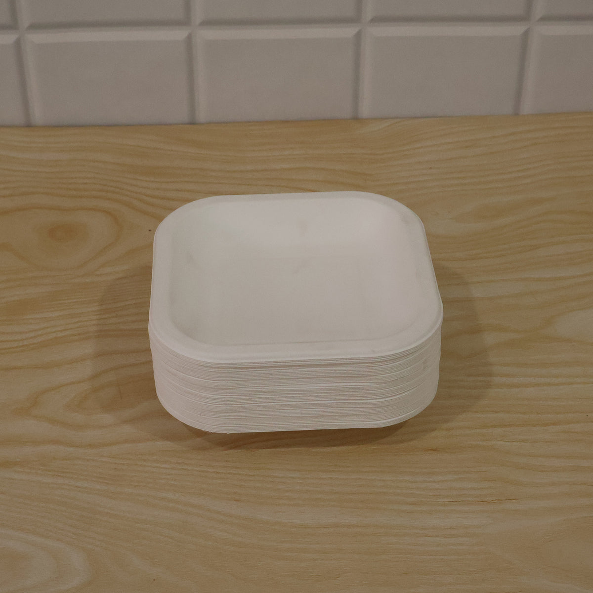 Disposable Food Tray Set – Square, 50 Pieces for Easy Serving