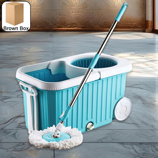 Apex Magic 360Â° Spin Mop Cleaning System with Stainless Steel Spinner