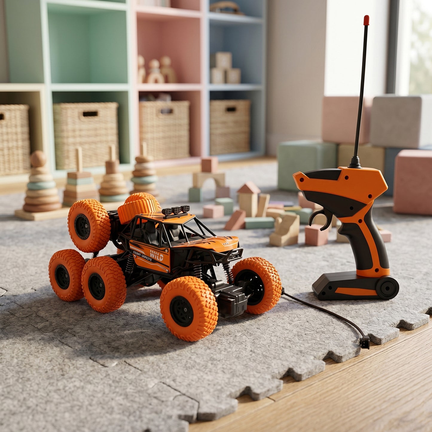 Rock Climber Car, 8 Wheels Climbing Car (1 Pc / Remote Battery Not Included)
