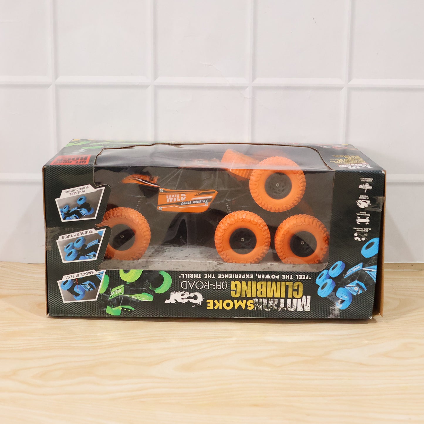 Rock Climber Car, 8 Wheels Climbing Car (1 Pc / Remote Battery Not Included)