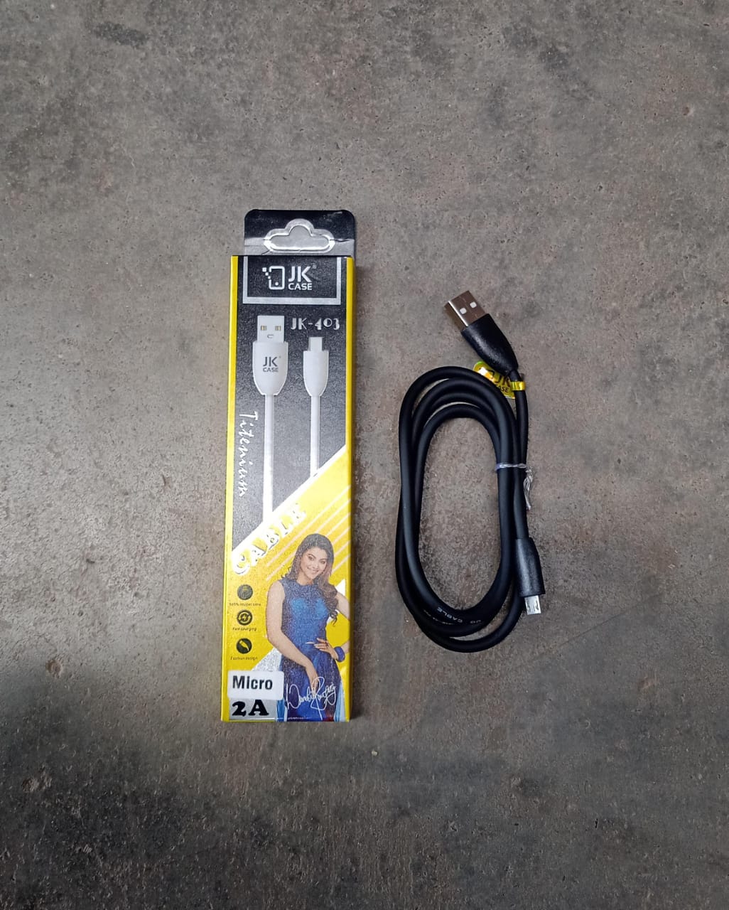 JK 2A Fast Charging for android, Tough Long Micro Cable (1 Pc)
