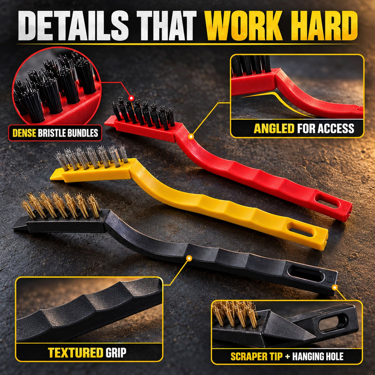 Small Scrubbing Brush Set