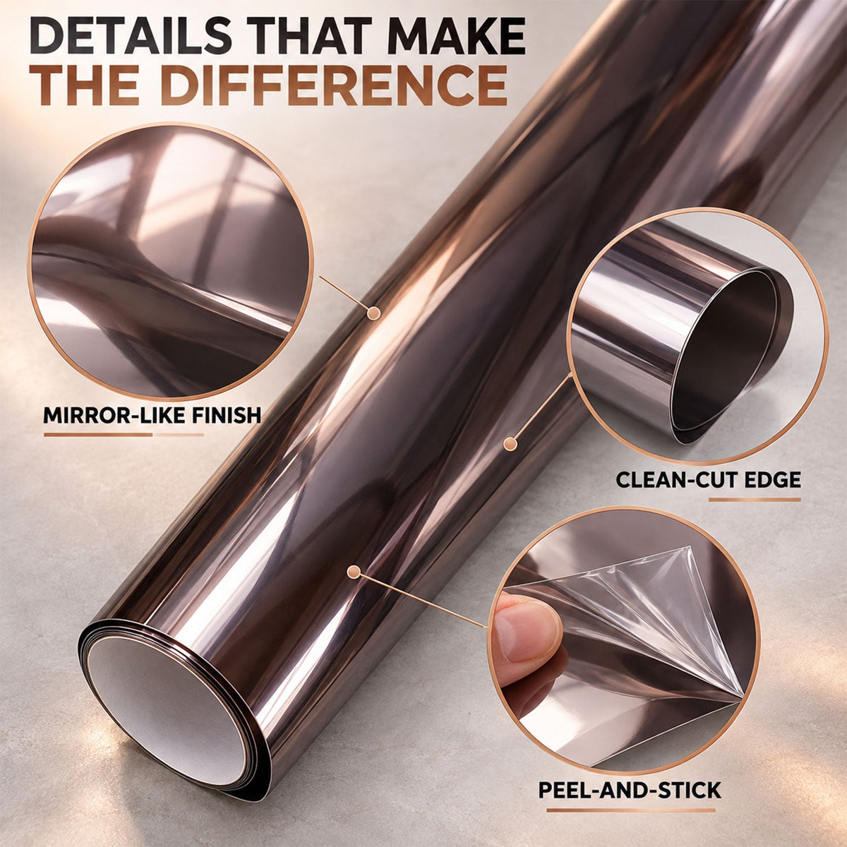 Reflective Glass Sticker Roll