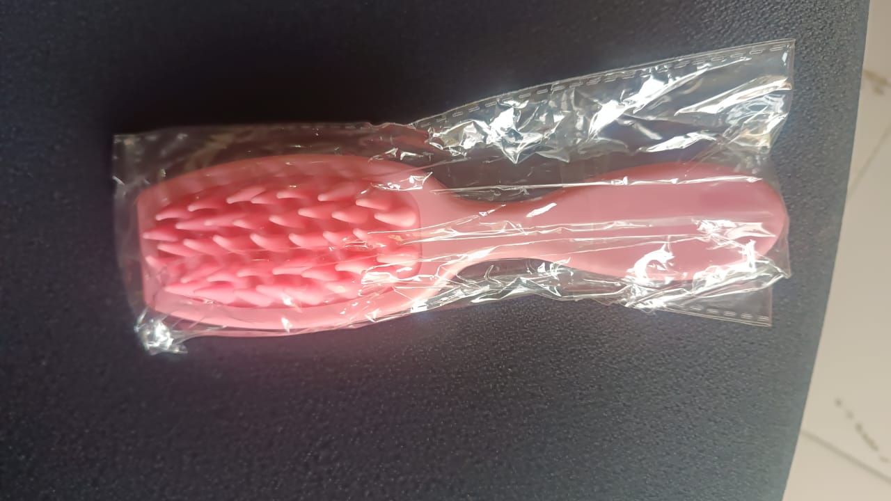 Multipurpose Silicone Scalp Massager Shampoo Brush (1 Pc) (Copy)
