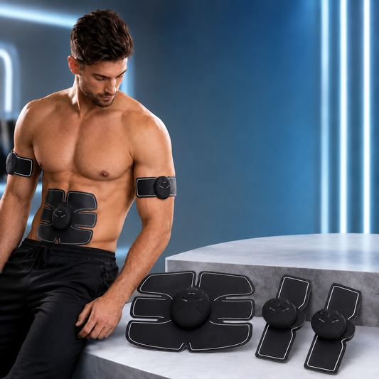 6 Pack abs stimulator Wireless Abdominal and Muscle Exerciser Training Device Body Massager/6 pack abs stimulator charging battery/mart Fitness Abs Maker/Exerciser Training Device