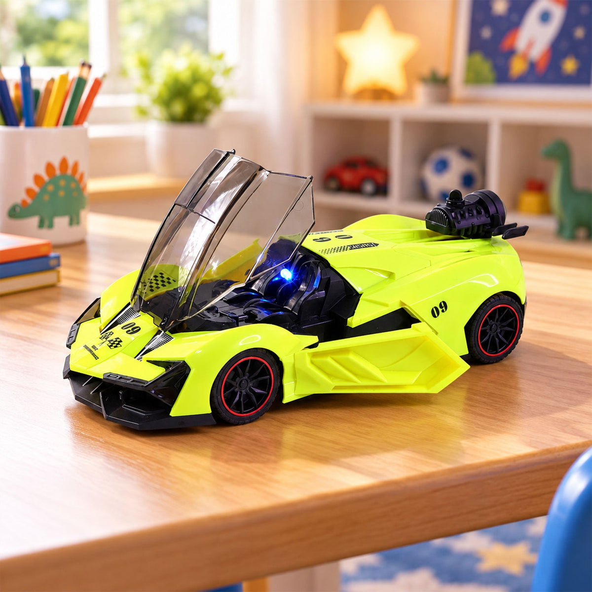 RC car spray detail