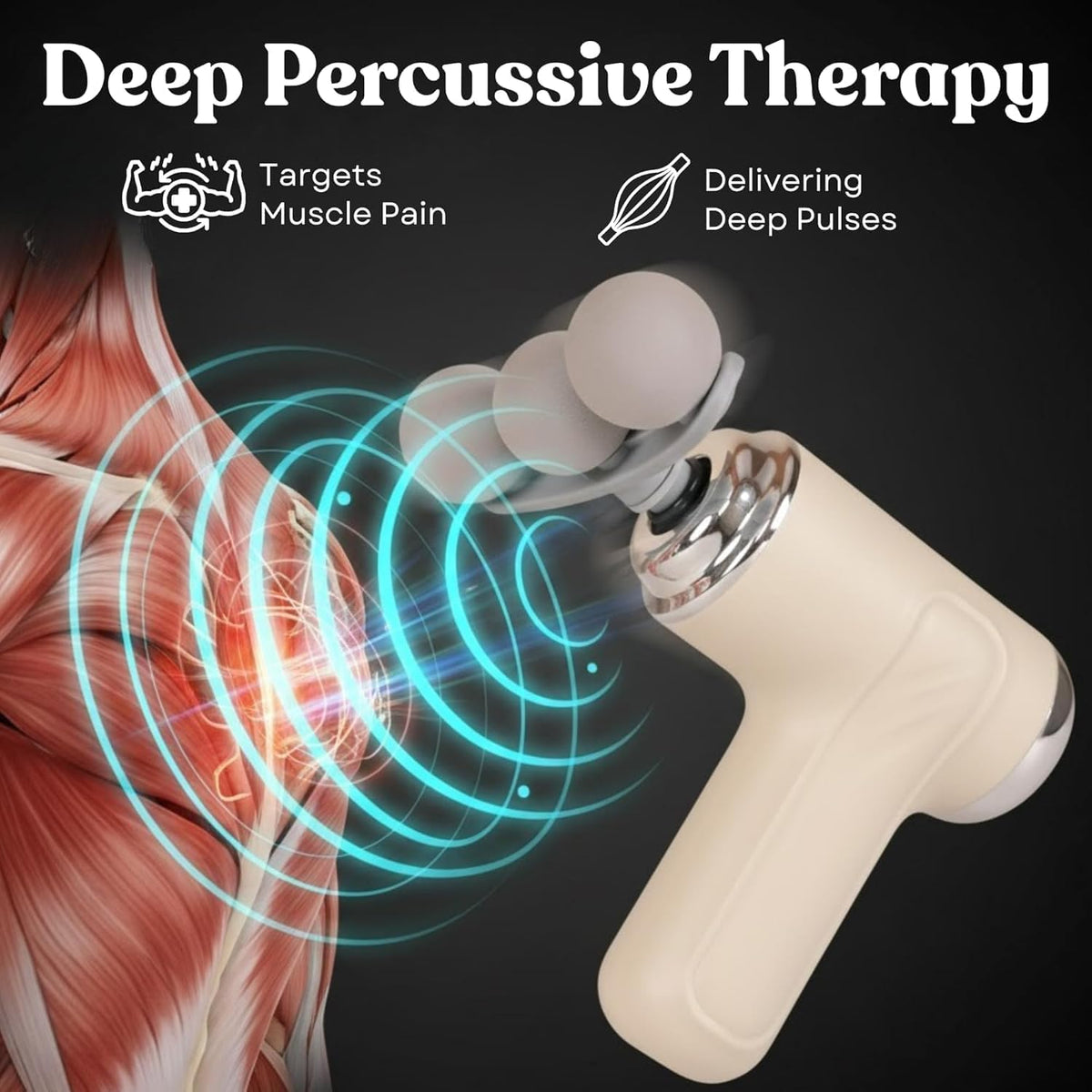 Massage gun heads detail