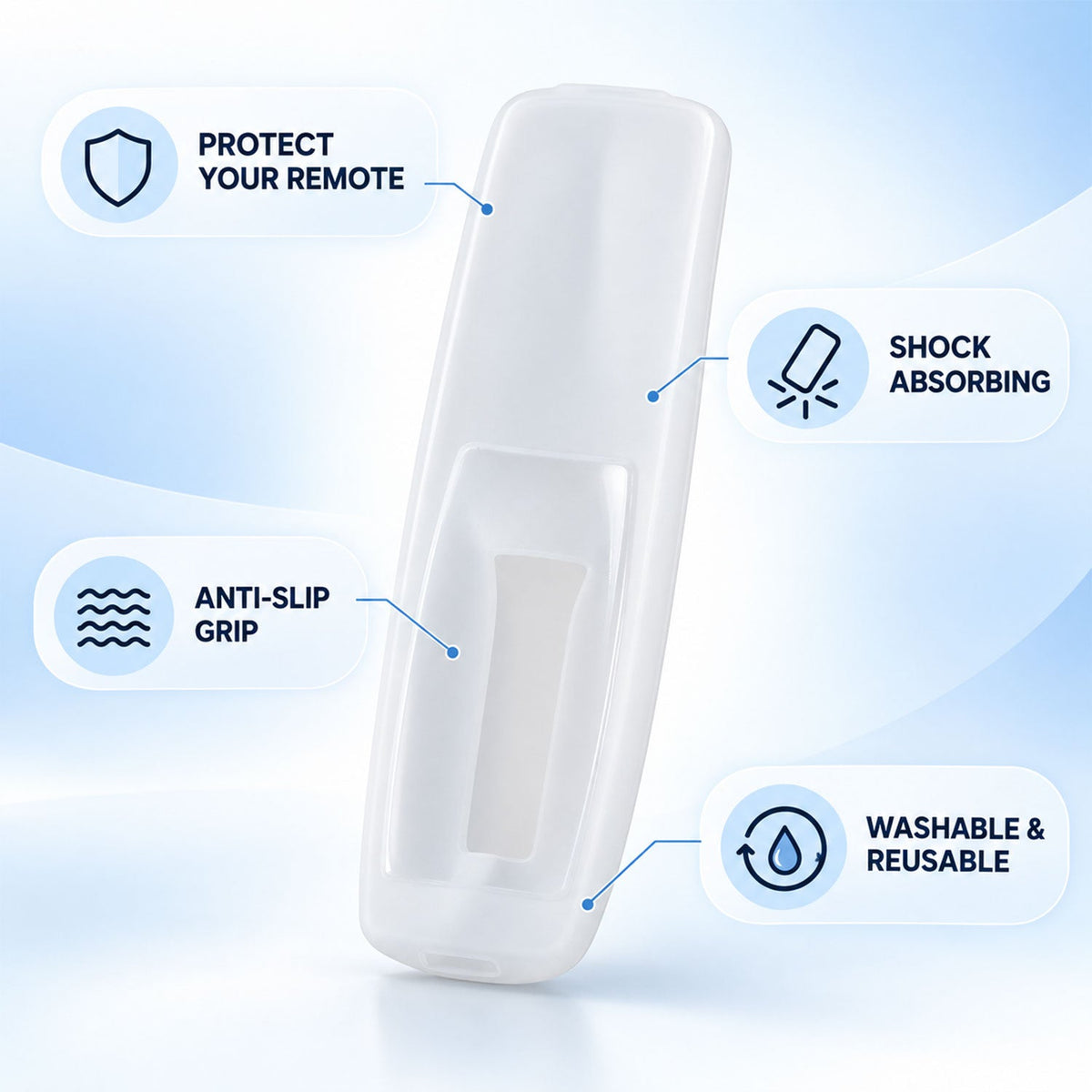 Silicone remote protector dustproof