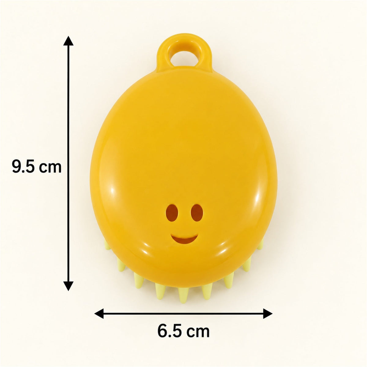 Scalp Massage Shampoo Brush with Smiley Design for Hair Washing (1 Pc)