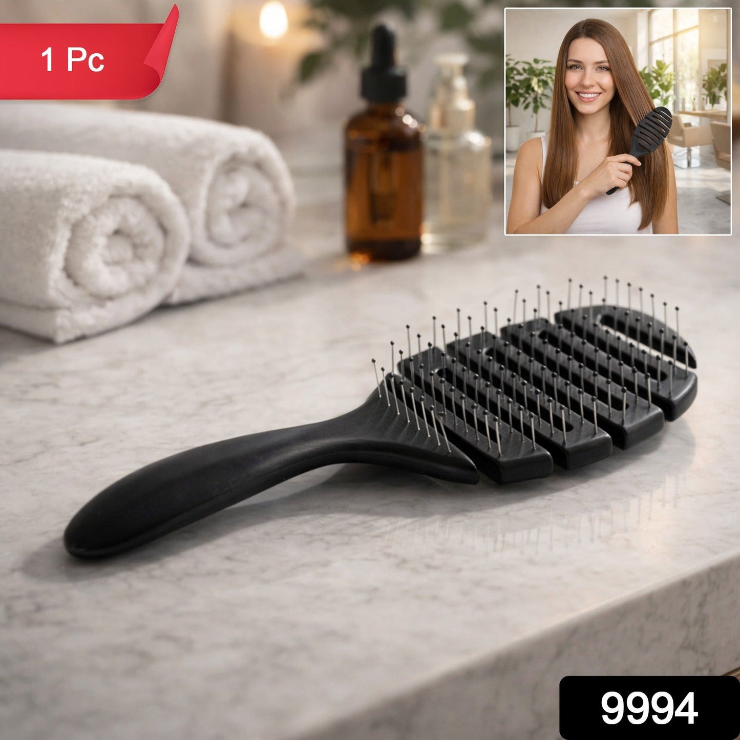 Premium Detangling  Hair Styling Hair Brush / Hair Comb with Flexible Vent Design