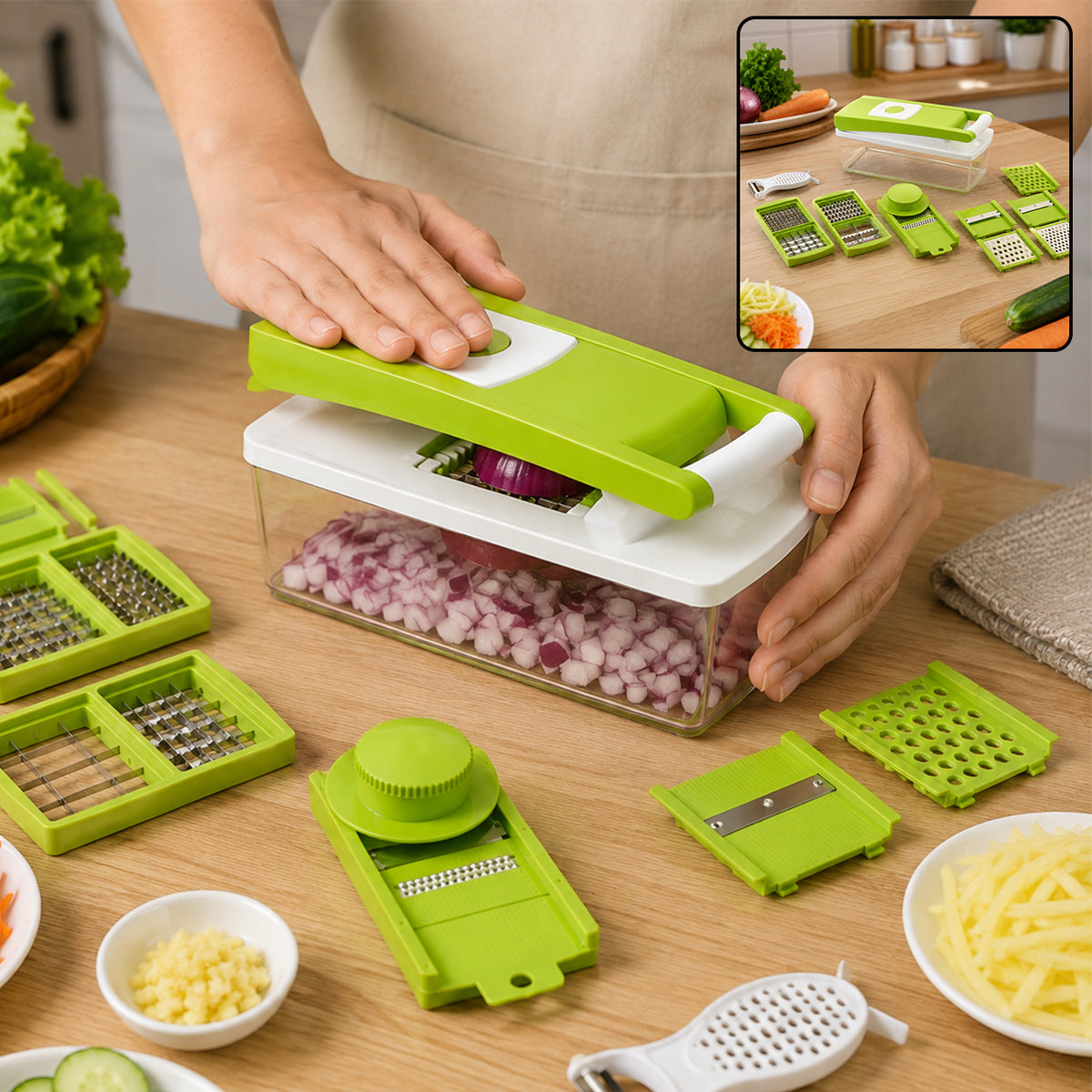 House of Sensation Snowpearl 14 in 1 Quick Dicer