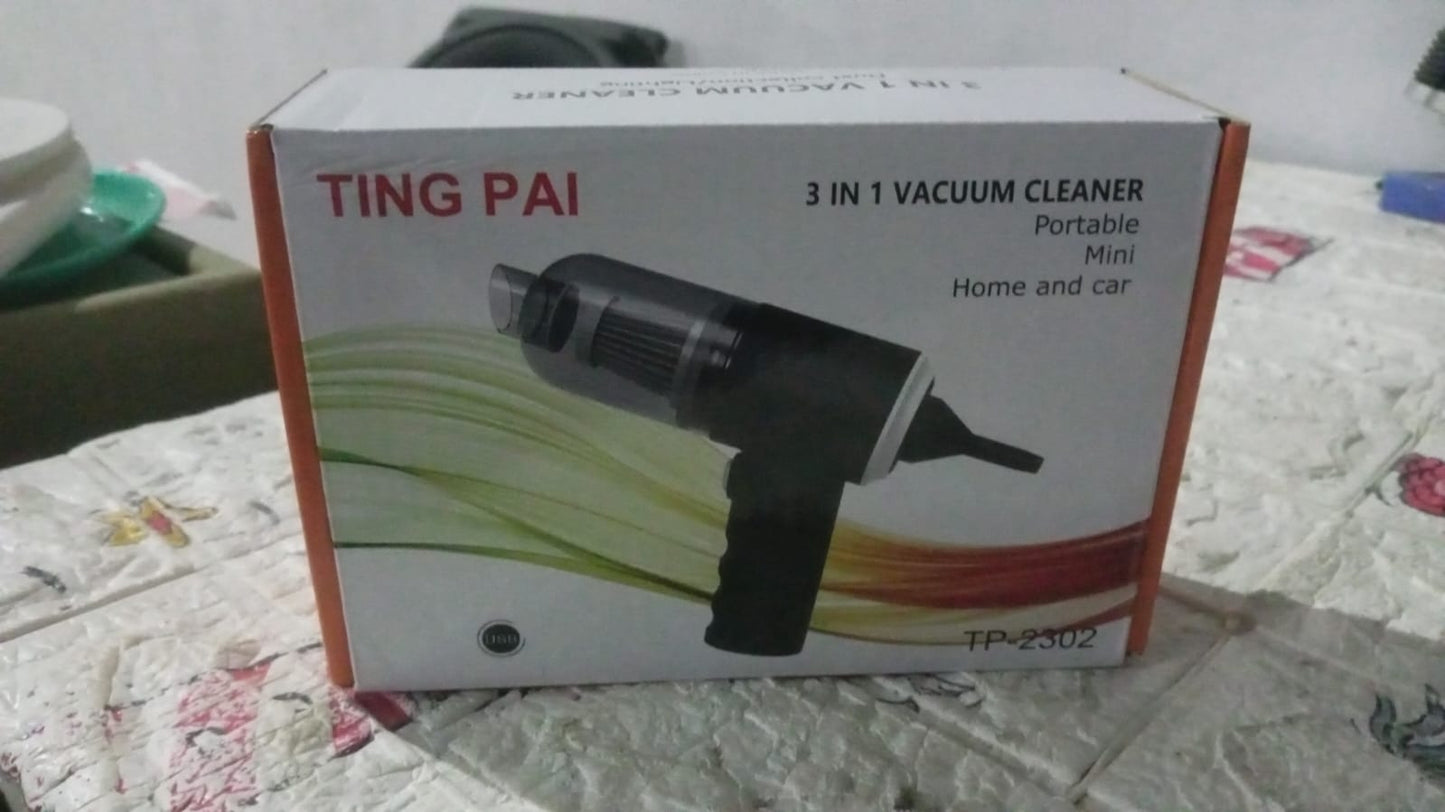 3 in 1 Mini Car Vacuum â€“ Wireless, Rechargeable, Blower & Dust Cleaner for Car, Home & Keyboard