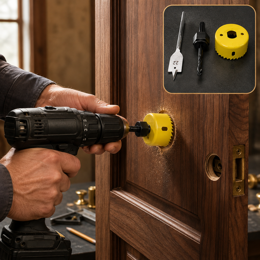 Door Lock Installation (22mmx150mm) Hole Saw Kit (1 Set)