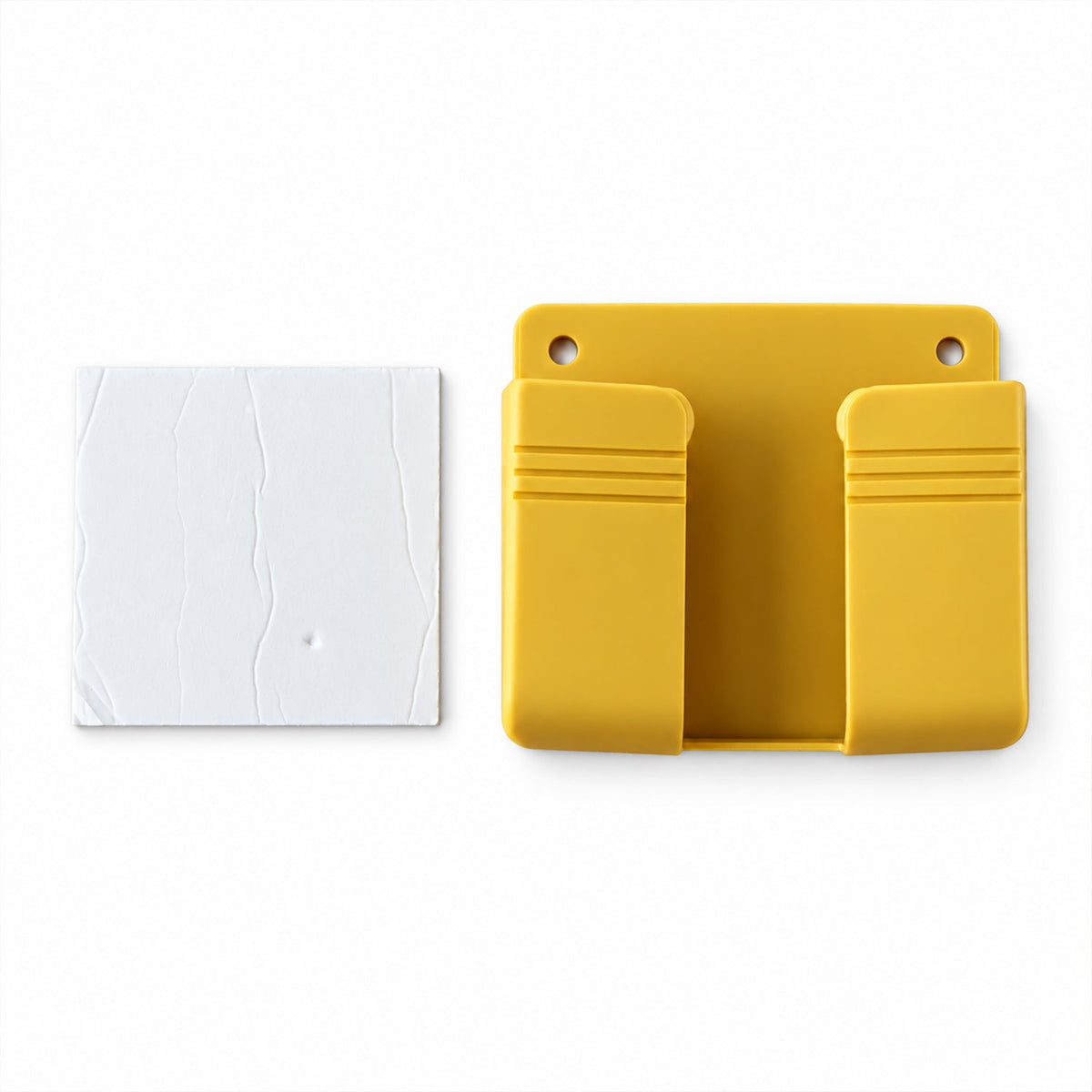 Adhesive Wall Mobile Phone Holder Stand with Charging Cable Opening (1 Pc)