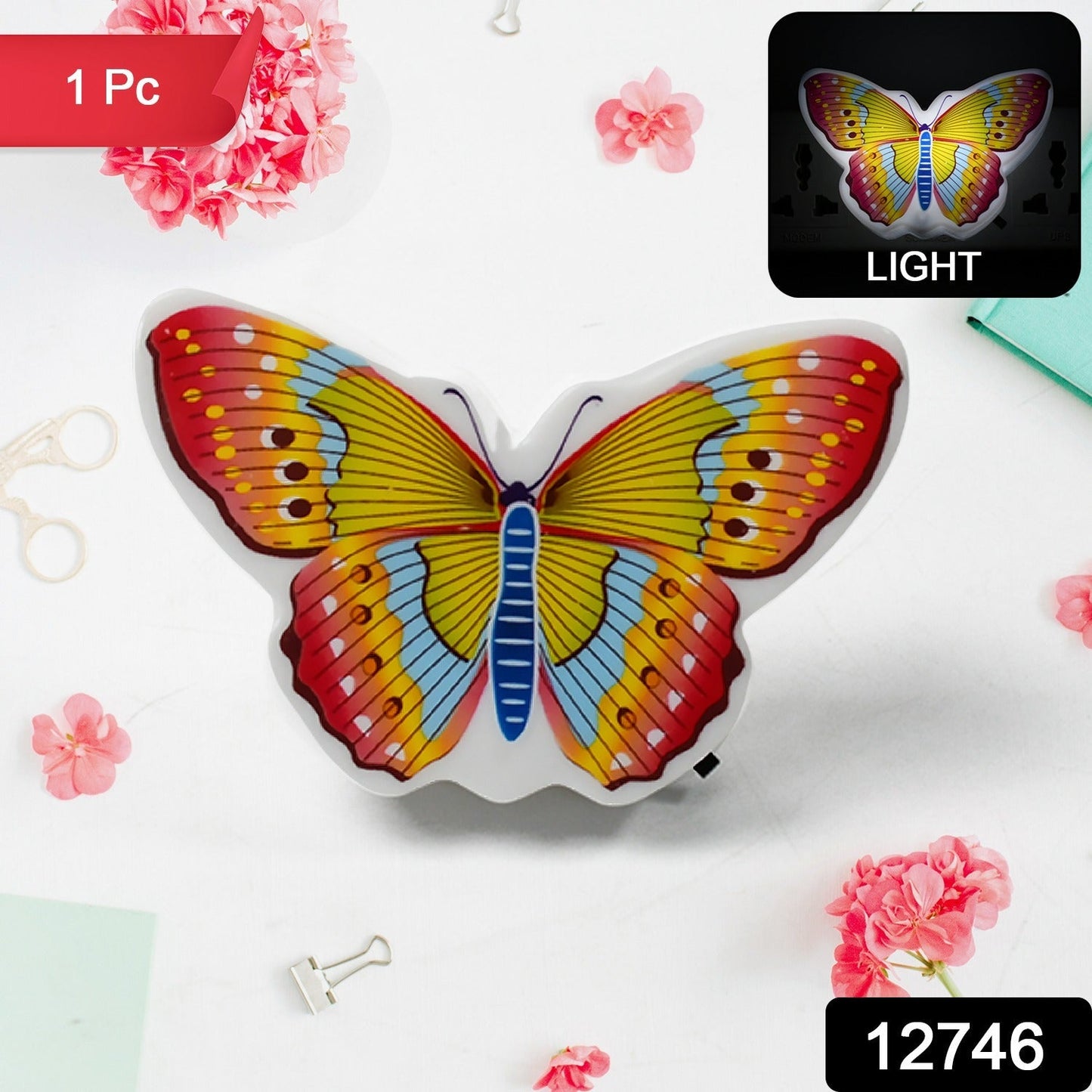3D Illusion LED Night Light – Energy-Saving Decorative Lamp for Lobby & Drawing Room (1 Pc)
