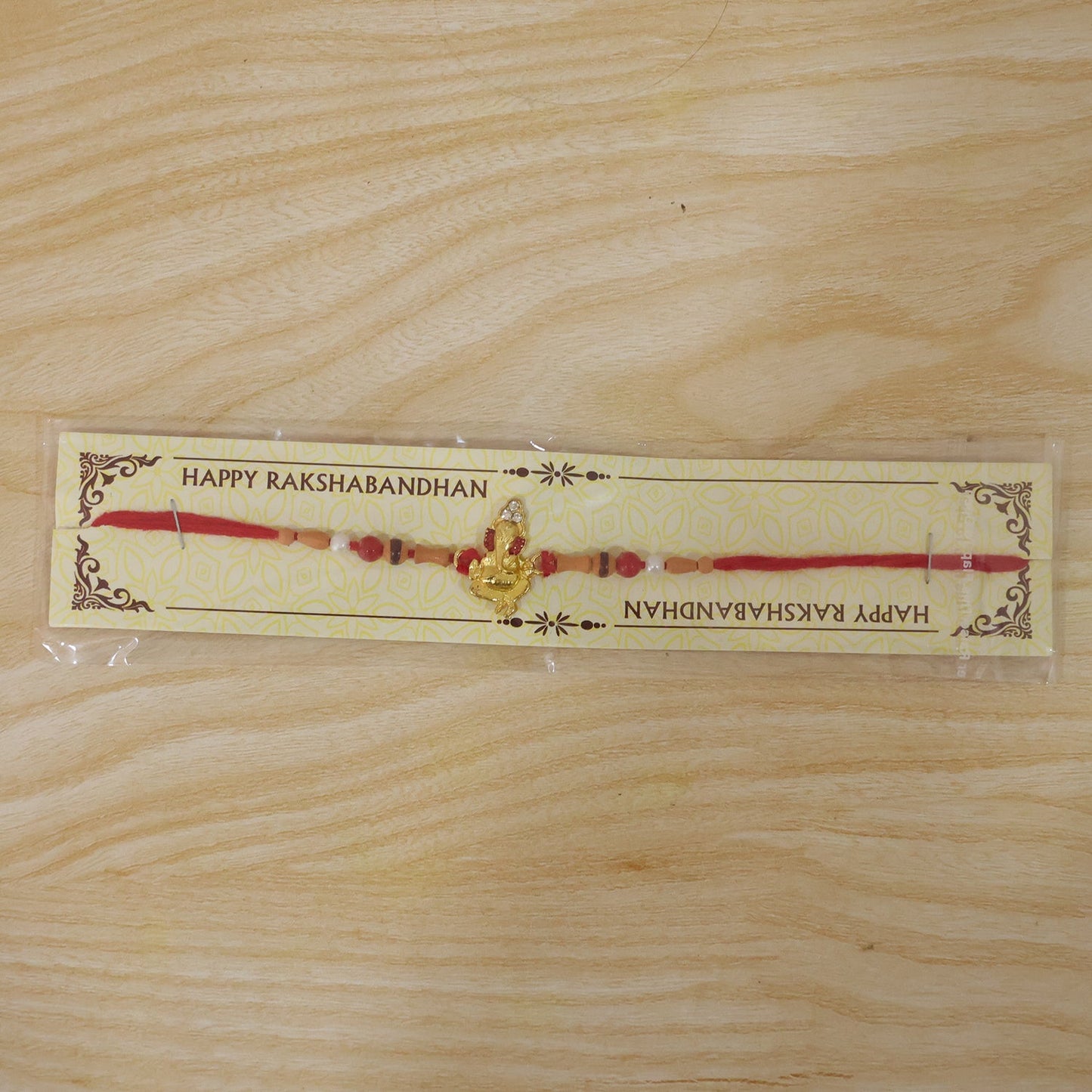Handcrafted festive rakhi with attractive design and lightweight thread for brother’s wrist