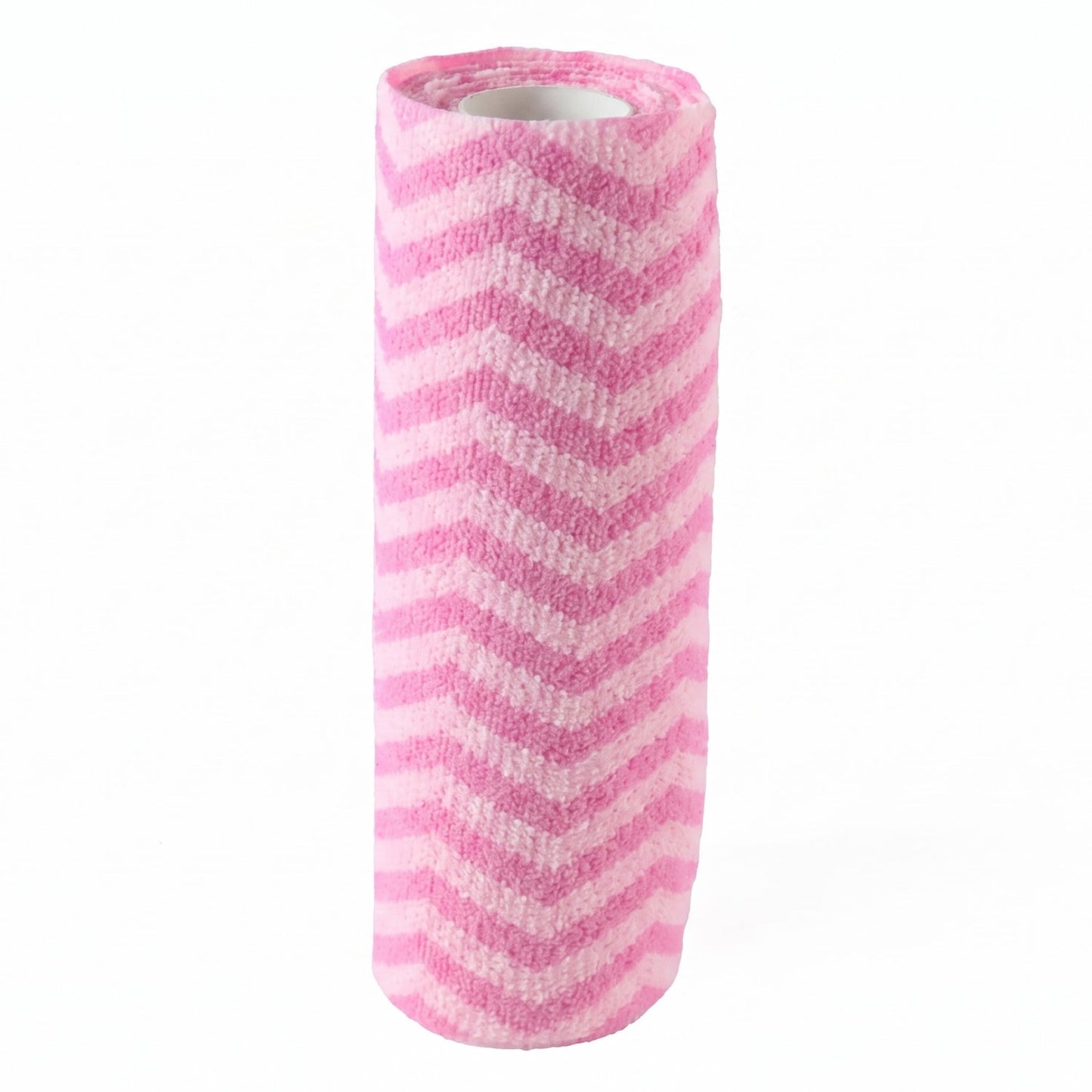 Kitchen cleaning cloth roll on white background